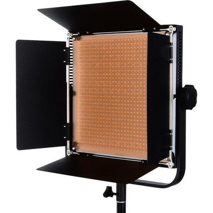 Bescor FP-900 Kit de Iluminación LED Bi-Color 2 Luces con Batería 90+ CRI