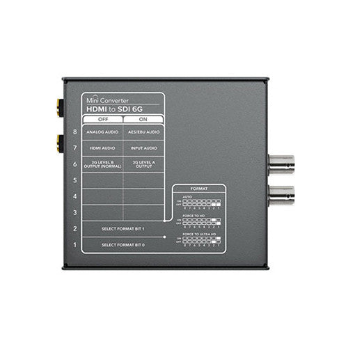 Blackmagic Design Mini Convertidor HDMI a SDI 6G 4K 2 Salidas 12V