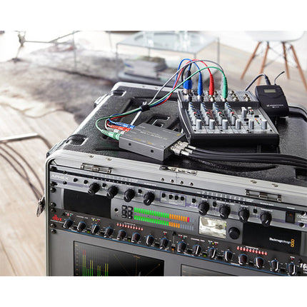 Blackmagic Design SDI a HDMI 6G Mini Convertidor 2x4K Entrada 12V Power Supply