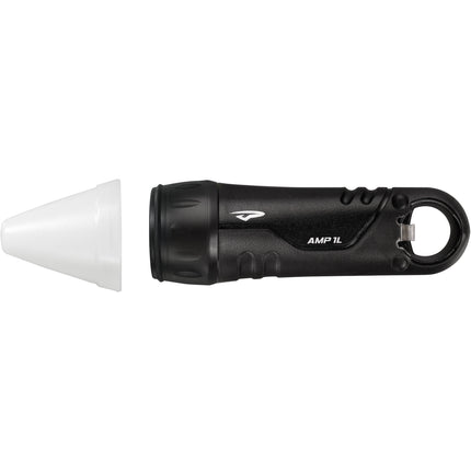 Princeton Tec Amp 1L Linterna Compacta Negra 100 Lúmenes 72 Horas Runtime