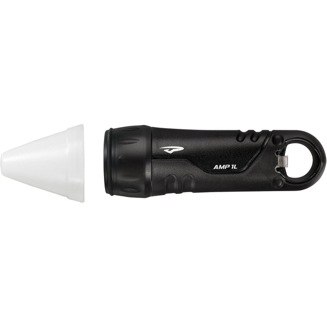 Princeton Tec Amp 1L Linterna Compacta Negra 100 Lúmenes 72 Horas Runtime