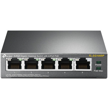 TP-Link TL-SG1005P Conmutador Gigabit 5 Puertos 65W No Gestionado PoE+
