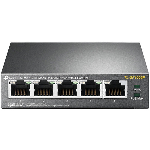 TP-Link TL-SF1005P Switch No Gestionado 5 Puertos 10/100 Mb/s 67W PoE