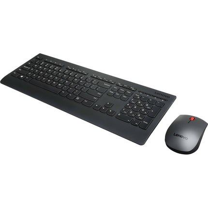 Lenovo Combo Kit Teclado y Ratón Inalámbricos Sensor Laser 1600 dpi