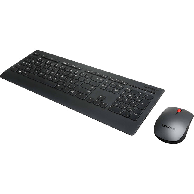 Lenovo Combo Kit Teclado y Ratón Inalámbricos Sensor Laser 1600 dpi