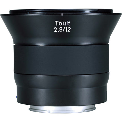 ZEISS Touit 12mm f/2.8 objetivo para Sony E formato APS-C f/2.8 f/22 con tapa y parasol