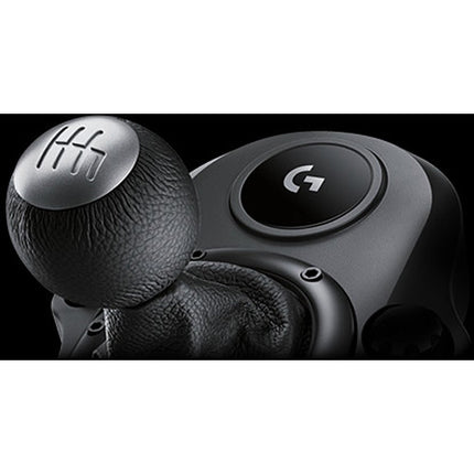 Logitech G Driving Force Shifter Palanca de Cambios 6 Velocidades Acero y Cuero