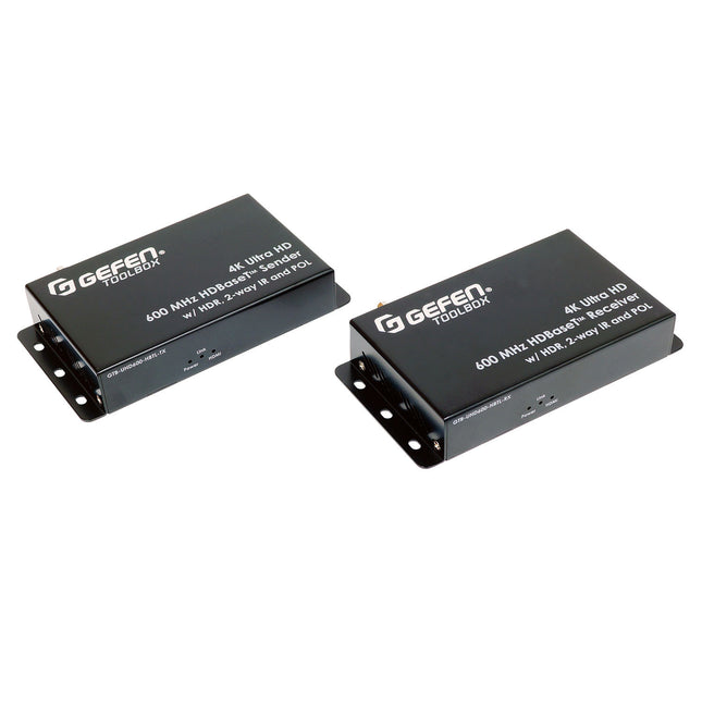 Gefen 4K Ultra HD HDBaseT Extender Set HDR 600 MHz 132 Pies PoL