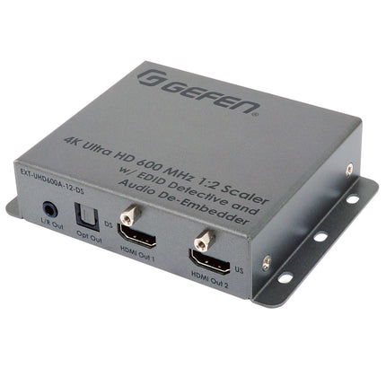 Gefen UHD 4K 600 MHz Escalador HDMI 1x Entrada 2x Salida con EDID y Audio De-Embedder
