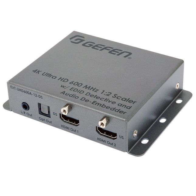 Gefen UHD 4K 600 MHz Escalador HDMI 1x Entrada 2x Salida con EDID y Audio De-Embedder