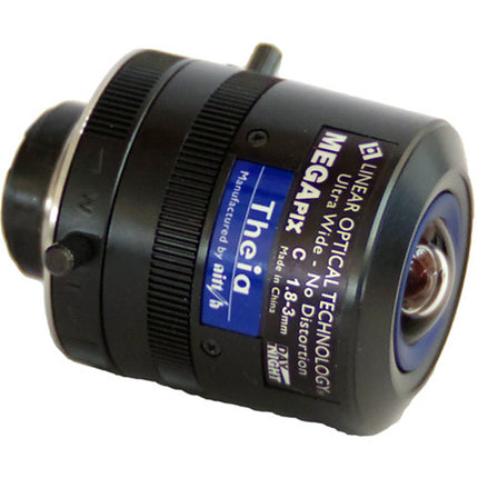 Theia Technologies ML183M Lente Varifocal C-Mount 1.8-3mm para Cámaras 5MP