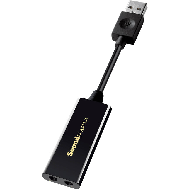 Creative Labs Sound Blaster PLAY! 3 Tarjeta de Sonido Externa y Amplificador USB DAC 24-Bit 96 kHz
