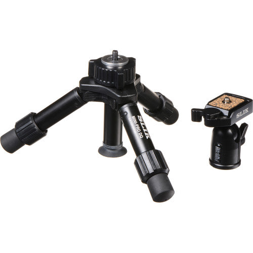 SLIK Mini Pro DQ Trípode de Mesa 2 Secciones Altura 22.6 cm