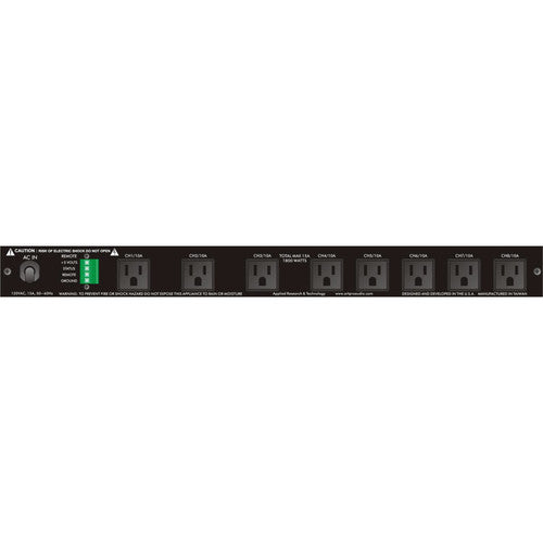 ART PS8-II Power Sequenciador de 9 Salidas con Protección Contra Picos y Retraso 0.5-2 Segundos
