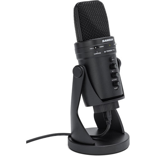 Samson G-Track Pro Micrófono USB con Interfaz 96 kHz 24-Bit Negro