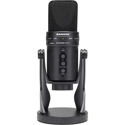 Samson G-Track Pro Micrófono USB con Interfaz 96 kHz 24-Bit Negro