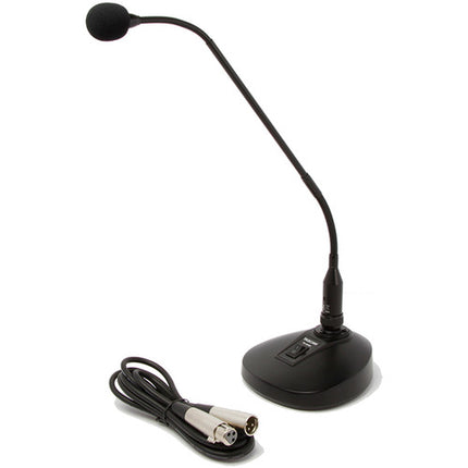 TASCAM TM-95GN Micrófono de Condensador de Mesa Cardioide 50 Hz-16 kHz con Cable XLR 6.2 ft