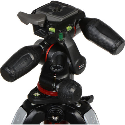 Manfrotto MK055XPRO3-3W Tripié de aluminio capacidad 15 kg altura 183 cm con cabezal 3 vías y placa rápida 200PL-14