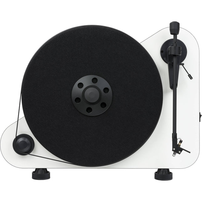 Pro-Ject Audio Systems VT-E BT R Tocadiscos Vertical Bluetooth 33 1/3 y 45 rpm Blanco Brillante