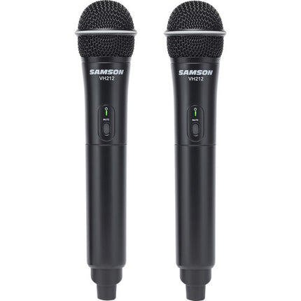 Samson Stage 212 Sistema Inalámbrico VHF Doble Canal 200 pies Alcance 12 Horas Batería