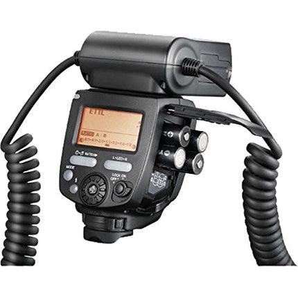Yongnuo YN-24EX TTL Flash Macro para Canon Cabezal Dual y Anillos 52 58 mm