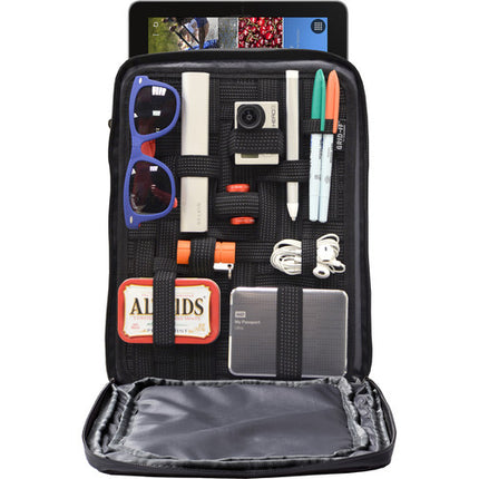 Cocoon SLIM XS Bandolera para Tableta Negra con Bolsillo GRID-IT resistente al agua