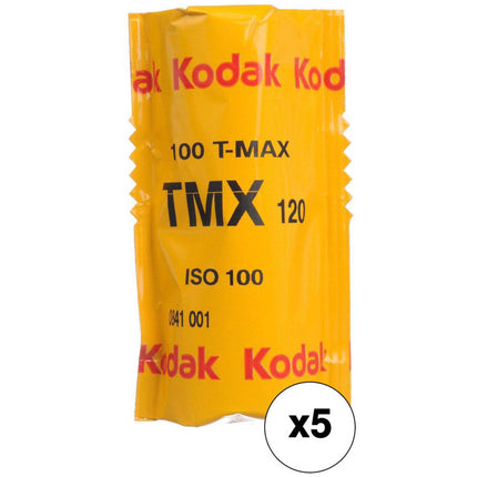 Kodak Professional T-Max 100 Película Negativa Blanco y Negro 120 5 Unidades ISO 100 Grano Fino