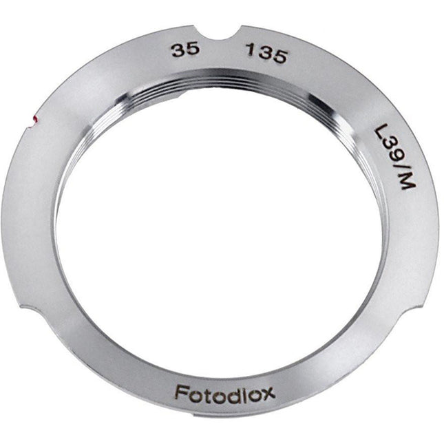 Adaptador FotodioX M39 a Cámara Leica M con líneas de marco 35mm 135mm y enfoque infinito