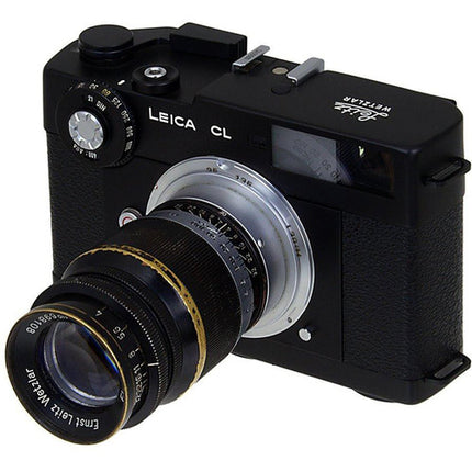 Adaptador FotodioX M39 a Cámara Leica M con líneas de marco 35mm 135mm y enfoque infinito