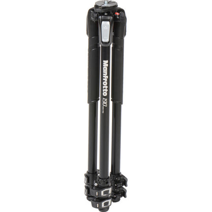 Manfrotto MT190XPRO3 Trípode de Aluminio con Cabezal Panorámico XPRO 3 Vías 68.1" de Altura Máxima