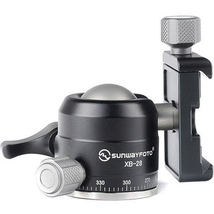 Sunwayfoto XB-28 Cabezal de Bola Bajo Perfil Capacidad 9.9 lb Altura 2.6"