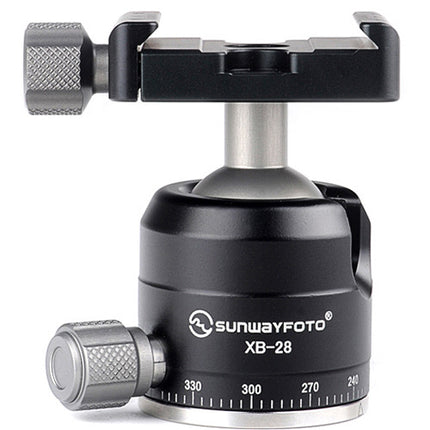 Sunwayfoto XB-28 Cabezal de Bola Bajo Perfil Capacidad 9.9 lb Altura 2.6"