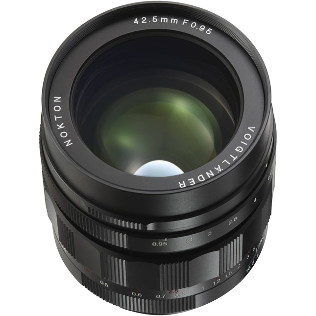 Voigtlander Nokton 42.5mm f0.95 objetivo Micro Cuatro Tercios 85mm f0.95 apertura manual
