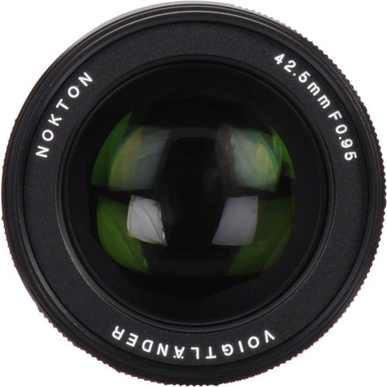 Voigtlander Nokton 42.5mm f0.95 objetivo Micro Cuatro Tercios 85mm f0.95 apertura manual