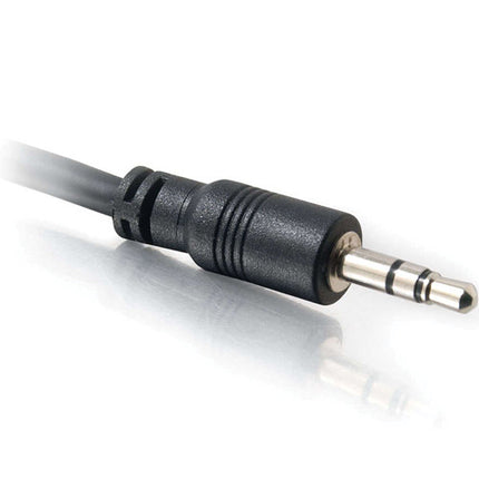 C2G Cable 3.5mm TRS Macho a Macho CMG 22 AWG Apantallado 22.86m Negro