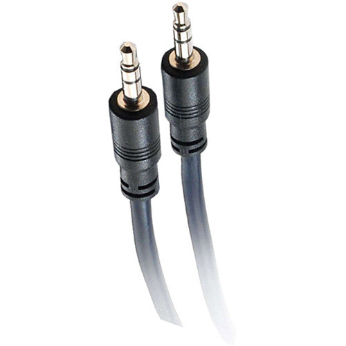 C2G Cable Plenum CMP 3.5mm TRS Macho 22 AWG 50 pies Negro