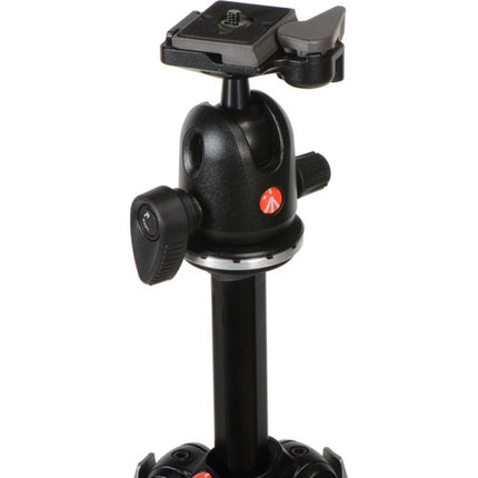 Manfrotto MK290XTA3-BHUS Trípode de Aluminio 66.9" Altura Máxima Capacidad 15.4 lb con Rótula Bola y Funda
