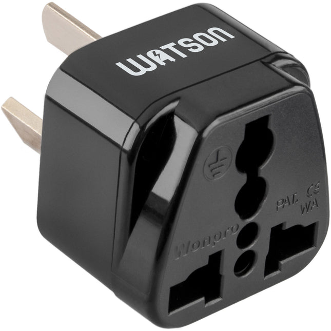 Watson Adaptador de Enchufe 3 Clavijas USA a Australia Argentina Tipo I con Tierra