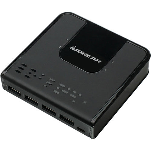 IOGEAR Switch USB 3.0 4 Puertos para Compartir Periféricos 4 PCs
