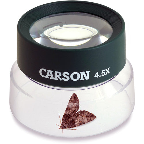Carson HU-55 Lupa para Exterior Verde 4.5x con Lentilla Acrílica Preenfocada