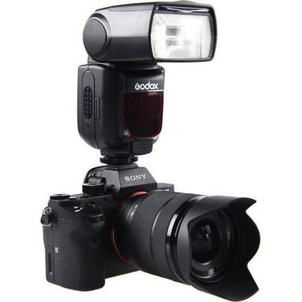 Godox TT600 Thinklite Flash para cámaras Sony GN 197 Radio 2.4GHz Kit con mini trípode y funda