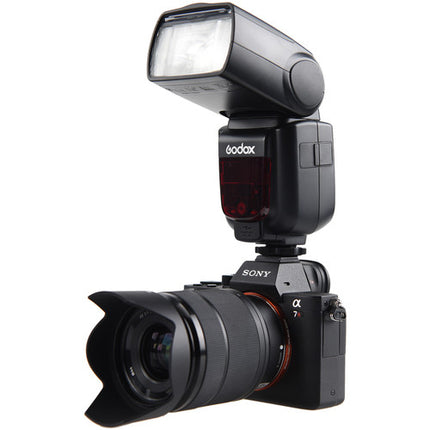 Godox TT600 Thinklite Flash para cámaras Sony GN 197 Radio 2.4GHz Kit con mini trípode y funda