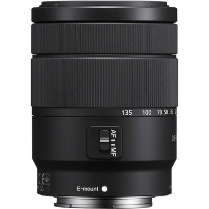 Sony E 18-135mm f3.5-5.6 Objetivo con estabilizador y filtro UV 55mm