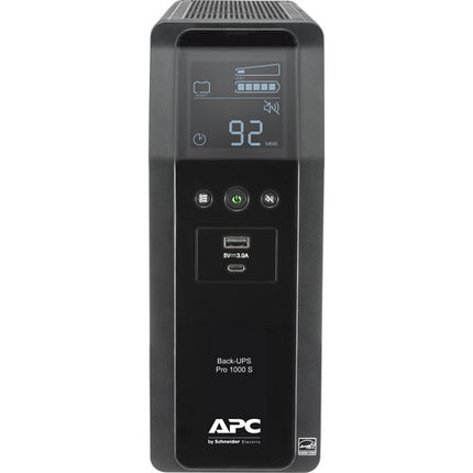 APC Back-UPS Pro BR 1000VA Protector contra Sobretensiones y Respaldo de Batería 600W 1080 Joules