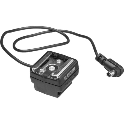 Adaptador Kaiser PC a Zapata con Cable de 29.2 cm para Cámara
