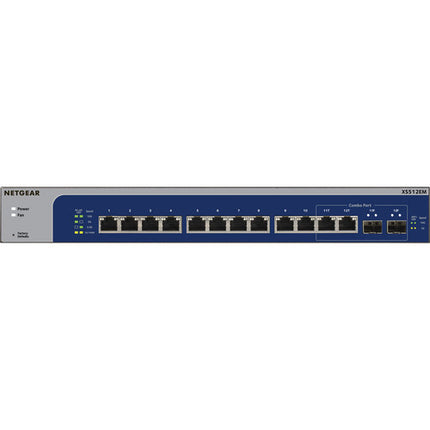 Netgear XS512EM Switch Gestionado Smart de 12 Puertos Gigabit y 2 SFP+