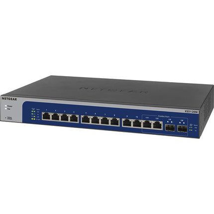 Netgear XS512EM Switch Gestionado Smart de 12 Puertos Gigabit y 2 SFP+