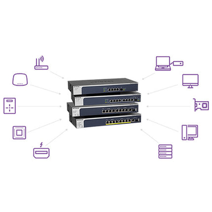 Netgear XS512EM Switch Gestionado Smart de 12 Puertos Gigabit y 2 SFP+