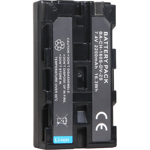 Batería Dracast NPF 2200mAh 7.2V para luces LED selectas LED160