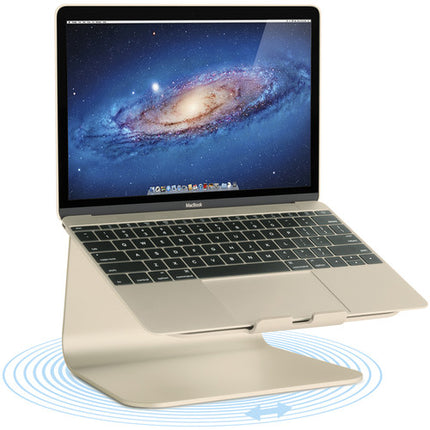 Rain Design mStand360 Soporte para Laptop con Base Giratoria 360° Dorado